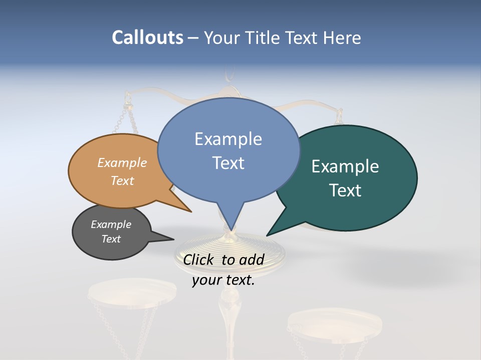 Wiegen Symbol Wert PowerPoint Template