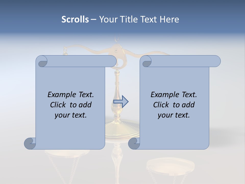 Wiegen Symbol Wert PowerPoint Template
