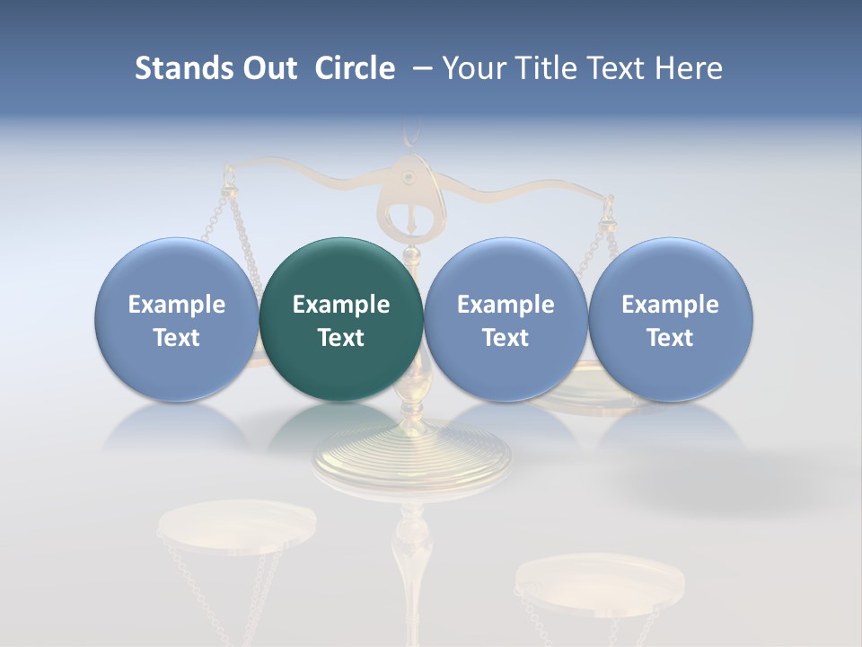 Wiegen Symbol Wert PowerPoint Template