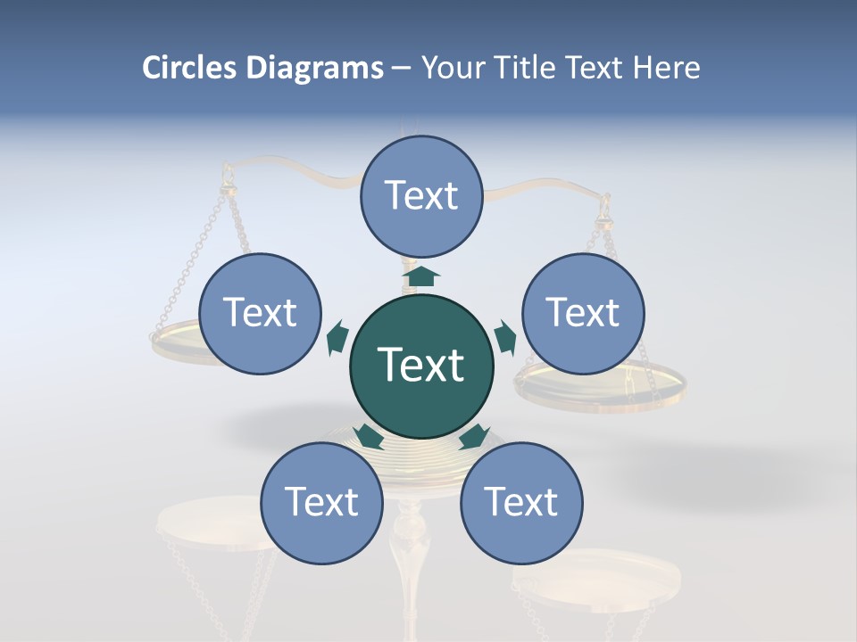 Wiegen Symbol Wert PowerPoint Template