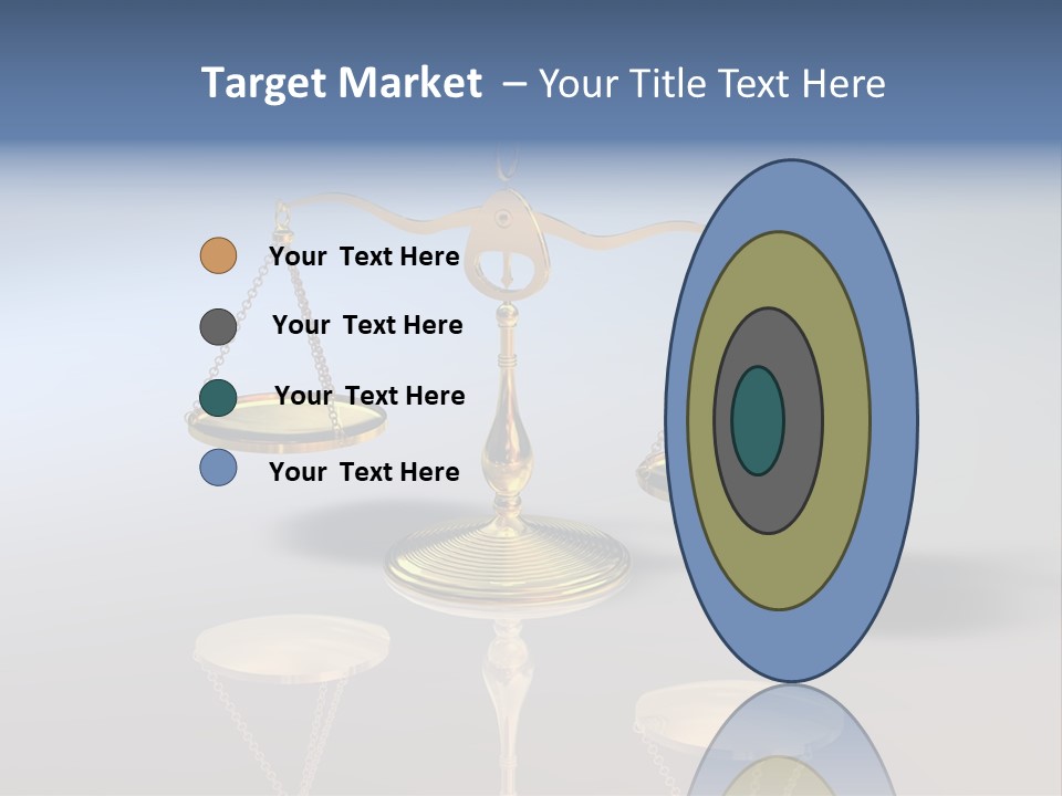 Wiegen Symbol Wert PowerPoint Template