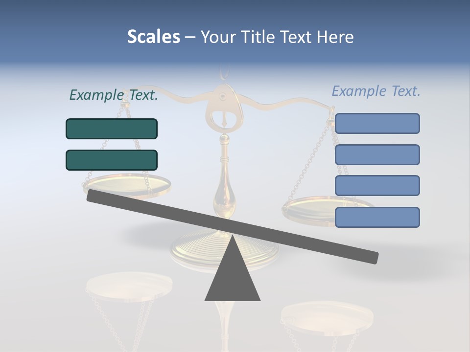 Wiegen Symbol Wert PowerPoint Template
