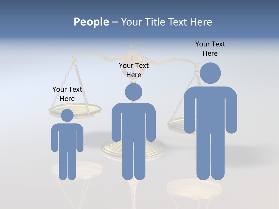 Wiegen Symbol Wert PowerPoint Template