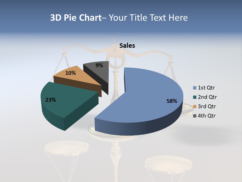 Wiegen Symbol Wert PowerPoint Template