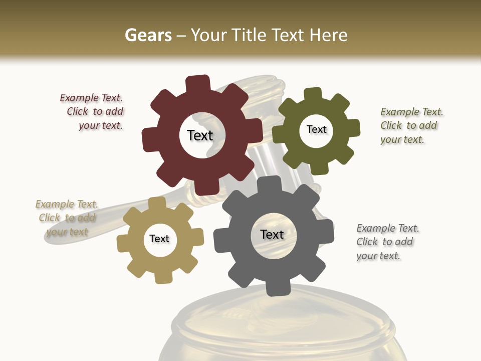 System Auktion Verteidiger PowerPoint Template