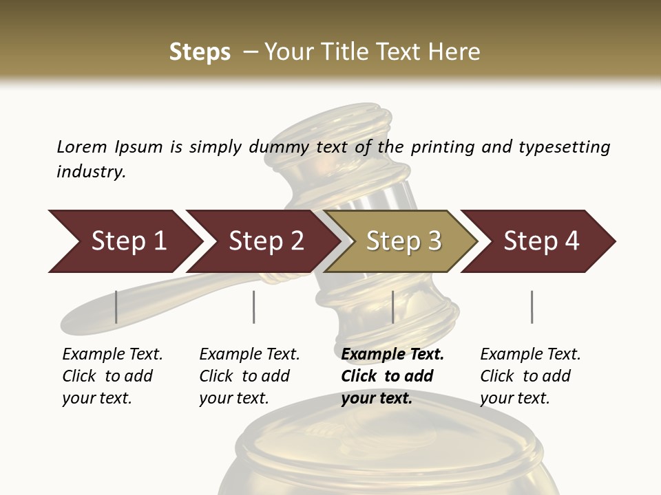 System Auktion Verteidiger PowerPoint Template