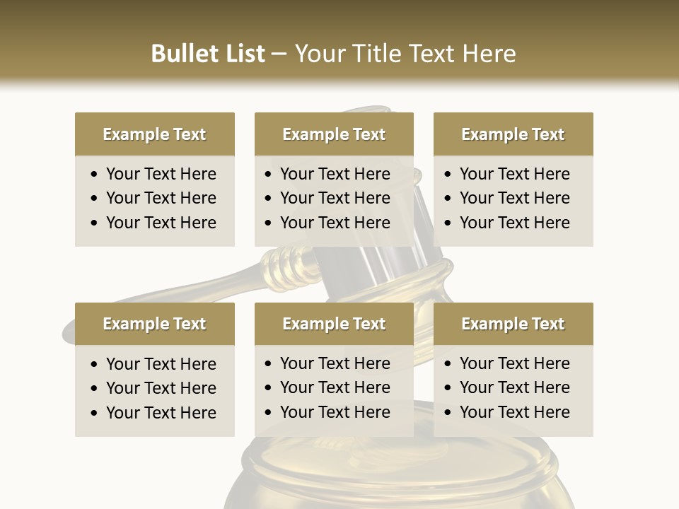 System Auktion Verteidiger PowerPoint Template
