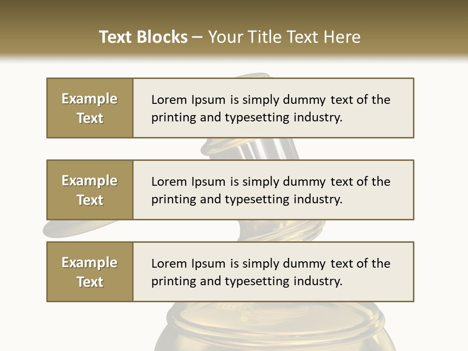 System Auktion Verteidiger PowerPoint Template
