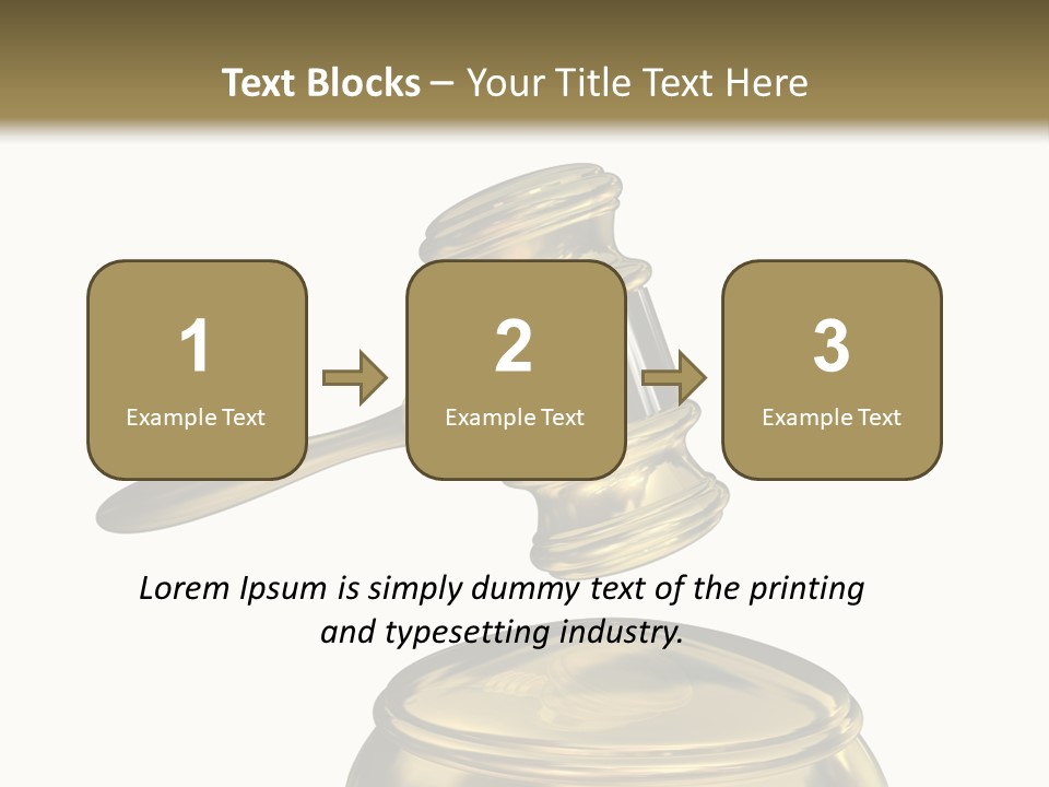 System Auktion Verteidiger PowerPoint Template
