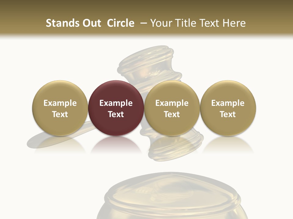 System Auktion Verteidiger PowerPoint Template