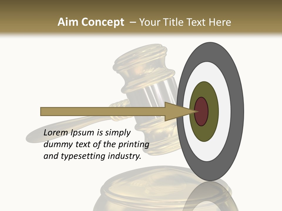 System Auktion Verteidiger PowerPoint Template