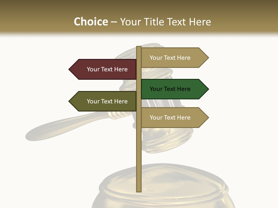 System Auktion Verteidiger PowerPoint Template