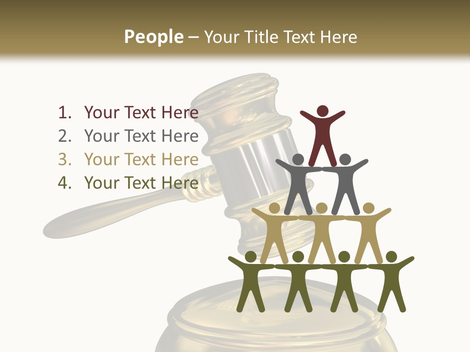 System Auktion Verteidiger PowerPoint Template