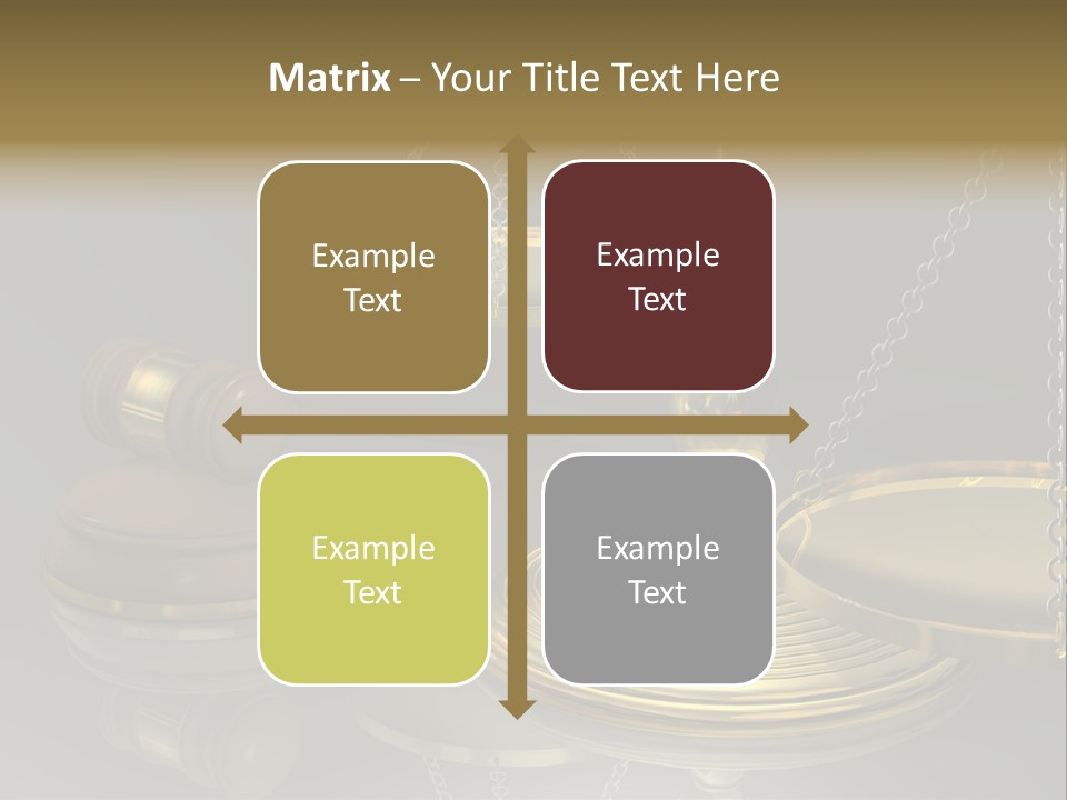 Stgb Libra Anwalt PowerPoint Template