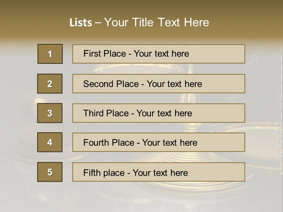 Stgb Libra Anwalt PowerPoint Template