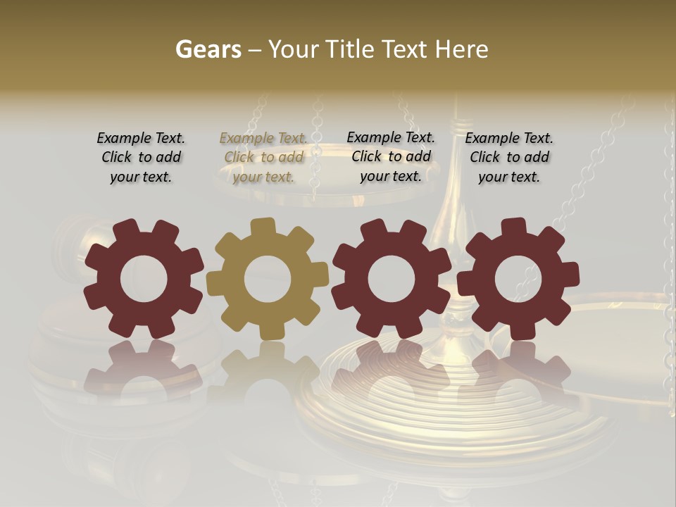 Stgb Libra Anwalt PowerPoint Template