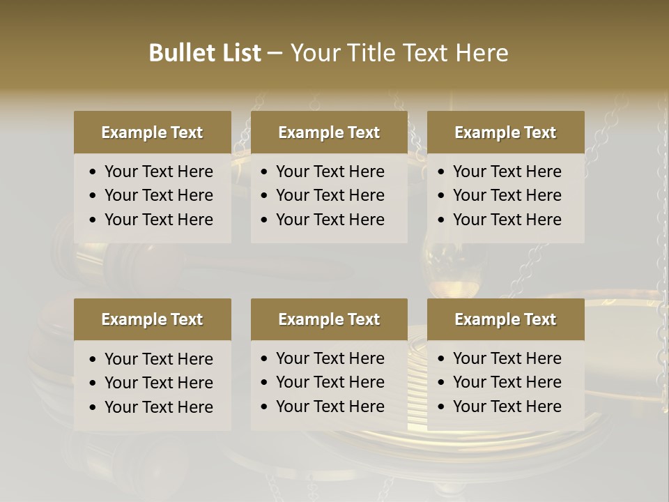 Stgb Libra Anwalt PowerPoint Template