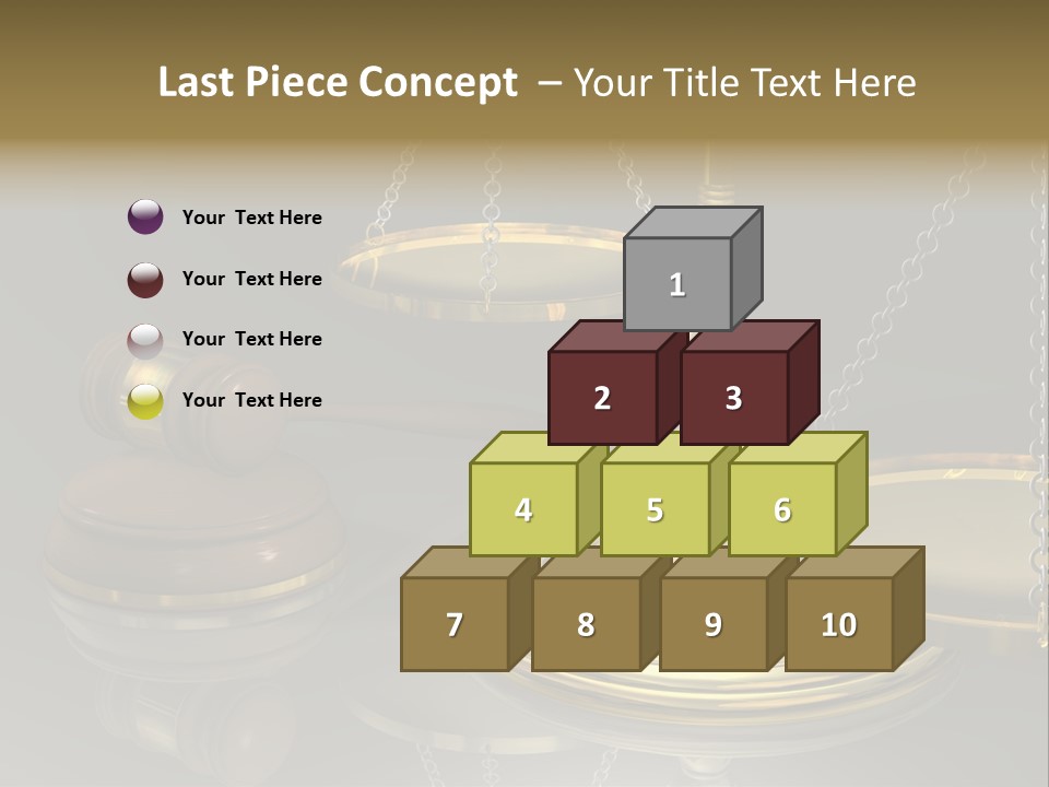 Stgb Libra Anwalt PowerPoint Template