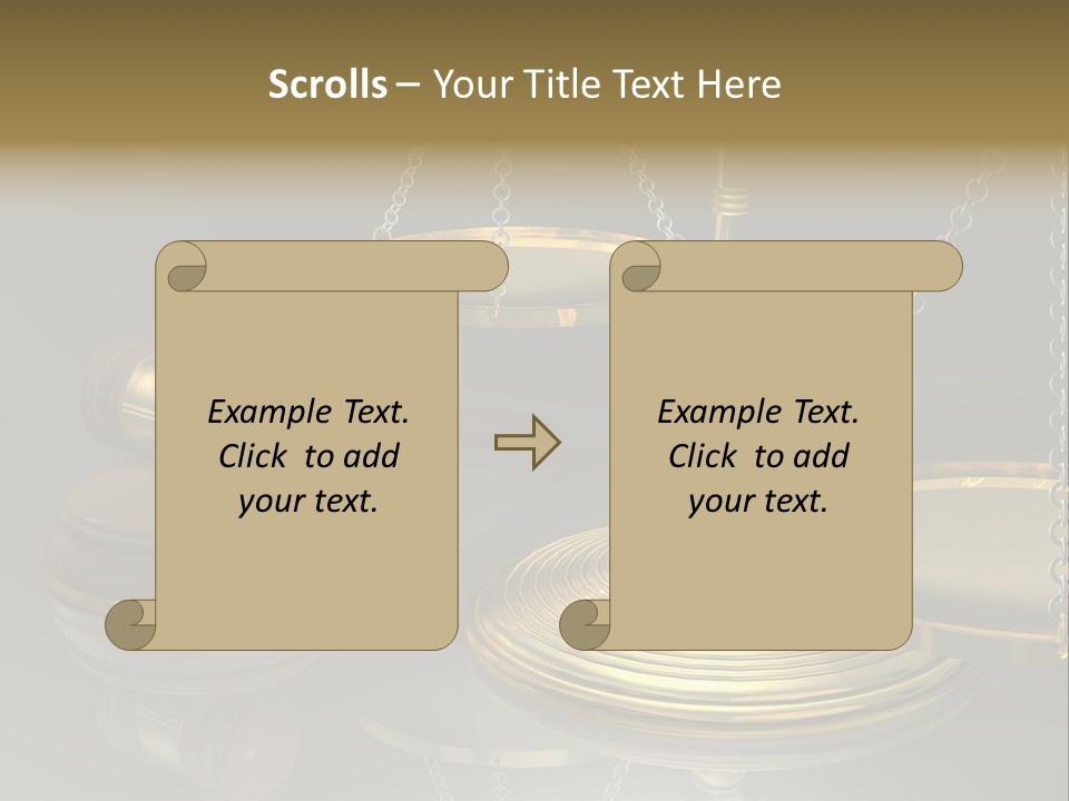 Stgb Libra Anwalt PowerPoint Template