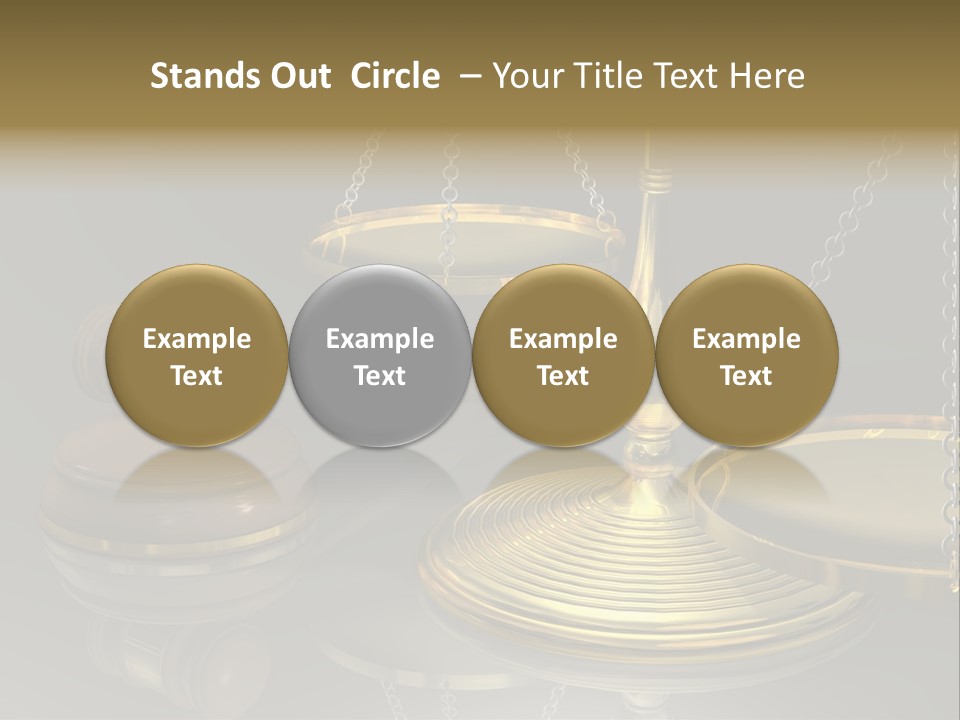 Stgb Libra Anwalt PowerPoint Template