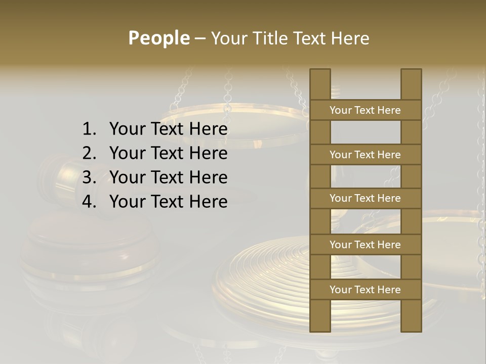 Stgb Libra Anwalt PowerPoint Template