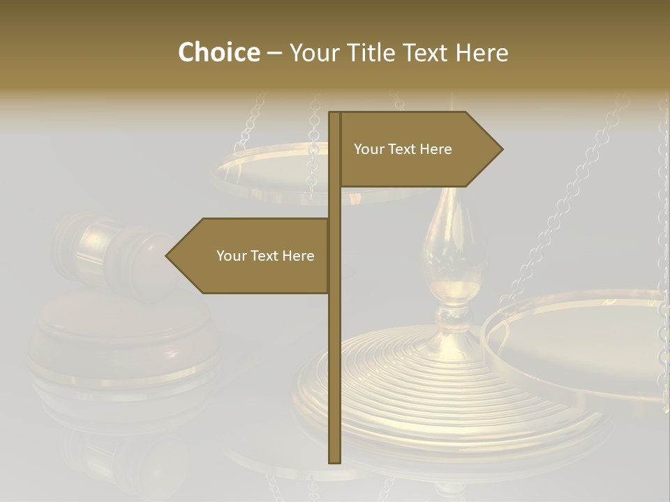 Stgb Libra Anwalt PowerPoint Template