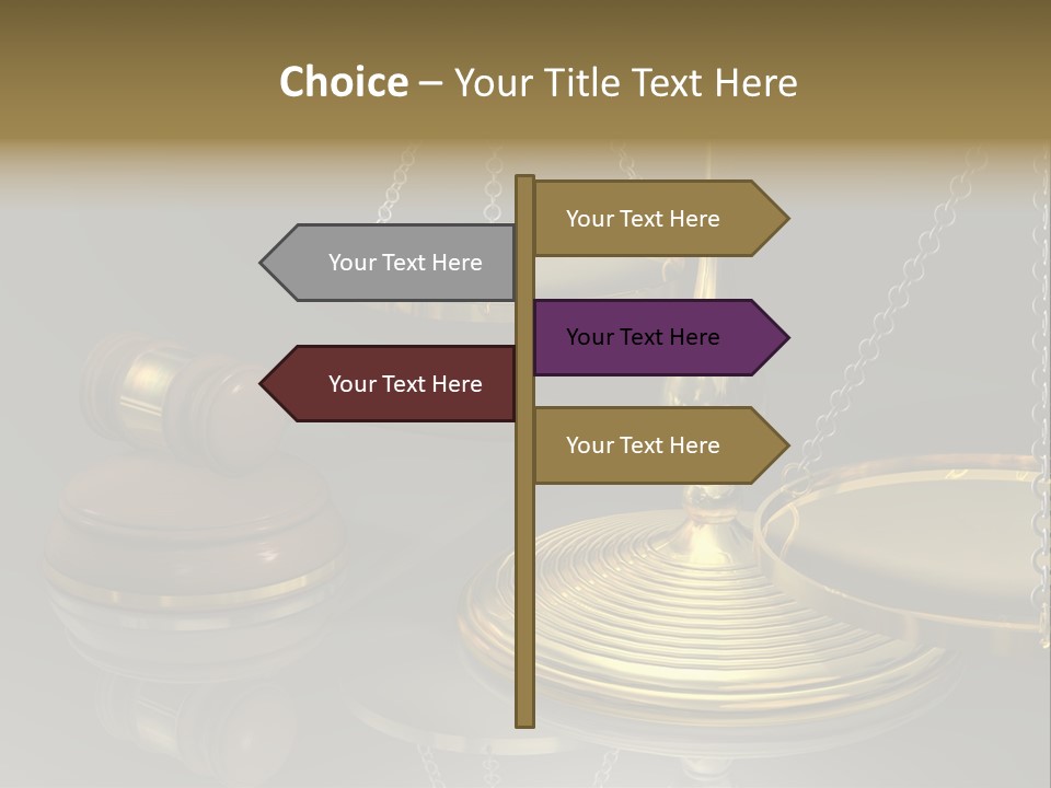 Stgb Libra Anwalt PowerPoint Template