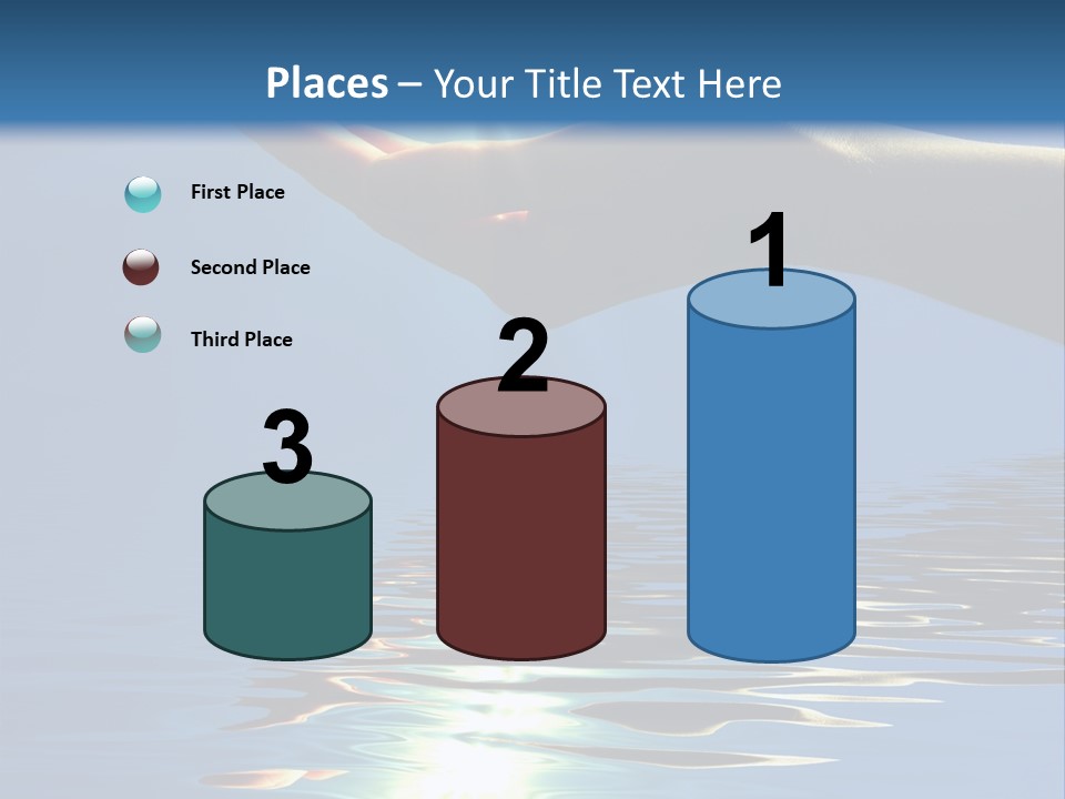 Sky Nature Hand PowerPoint Template