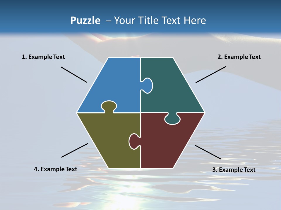 Sky Nature Hand PowerPoint Template