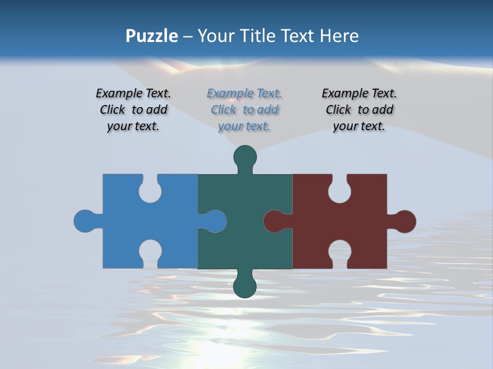 Sky Nature Hand PowerPoint Template