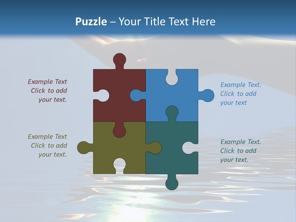 Sky Nature Hand PowerPoint Template