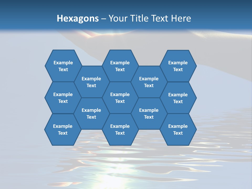 Sky Nature Hand PowerPoint Template