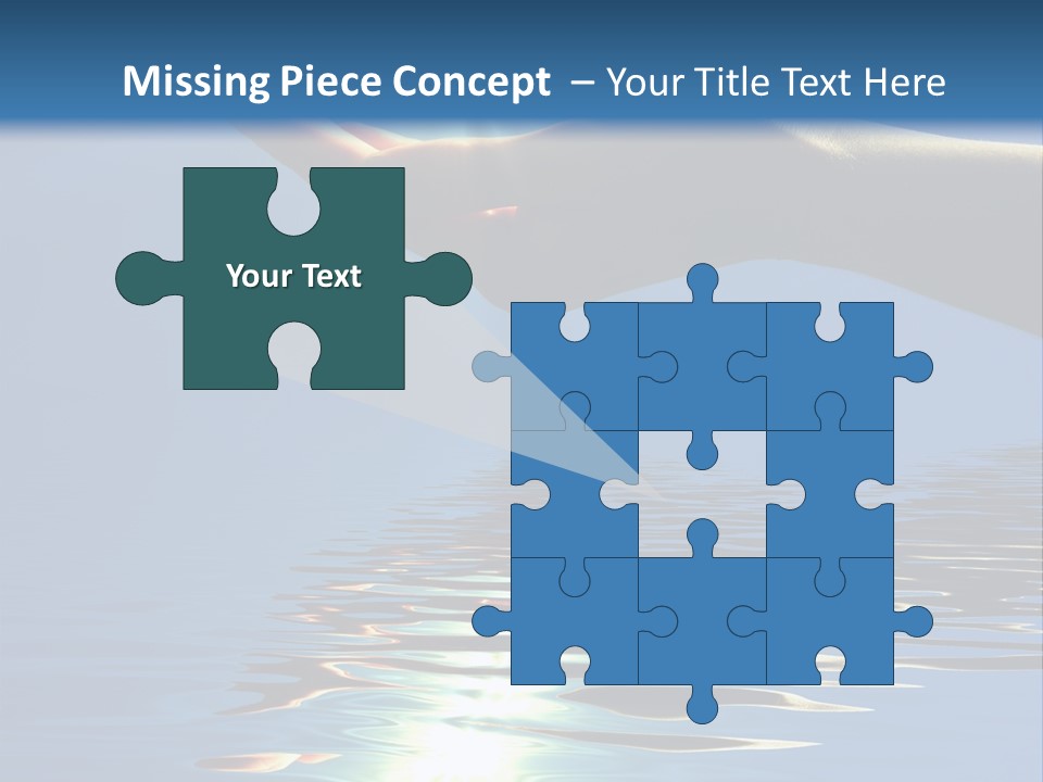 Sky Nature Hand PowerPoint Template