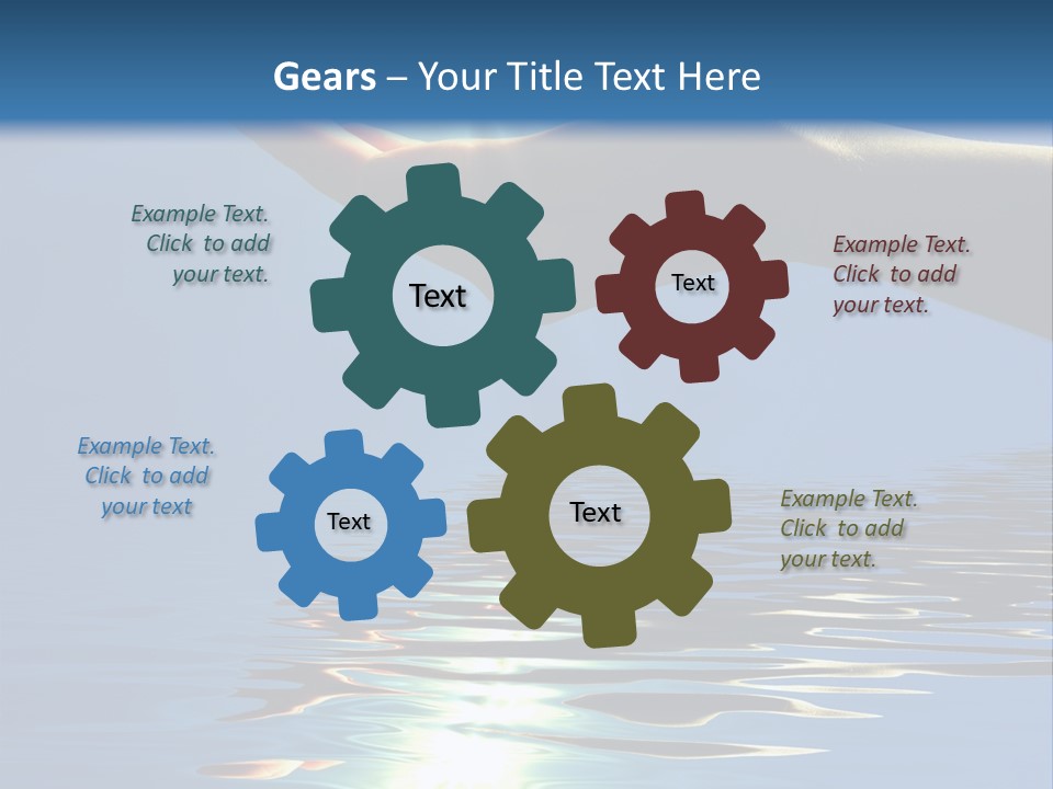 Sky Nature Hand PowerPoint Template