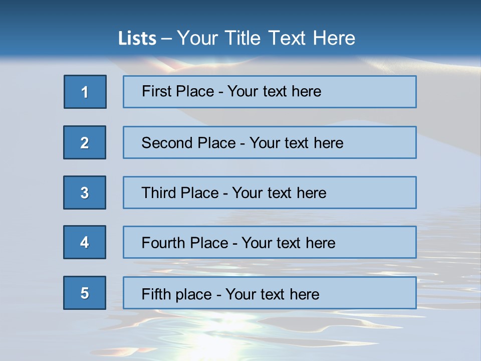 Sky Nature Hand PowerPoint Template