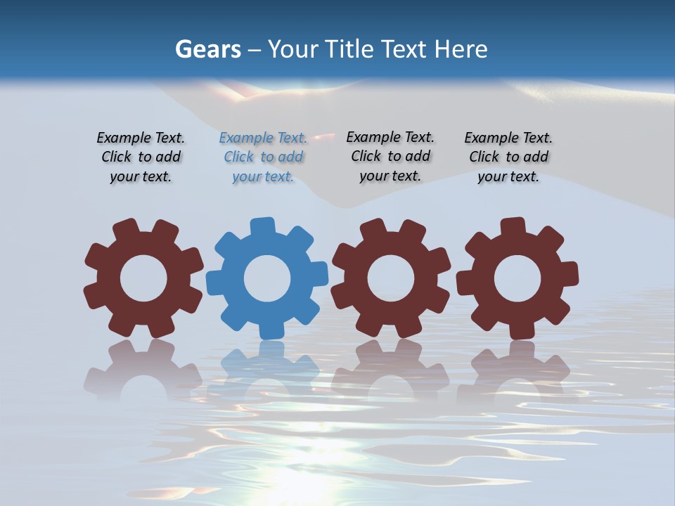 Sky Nature Hand PowerPoint Template