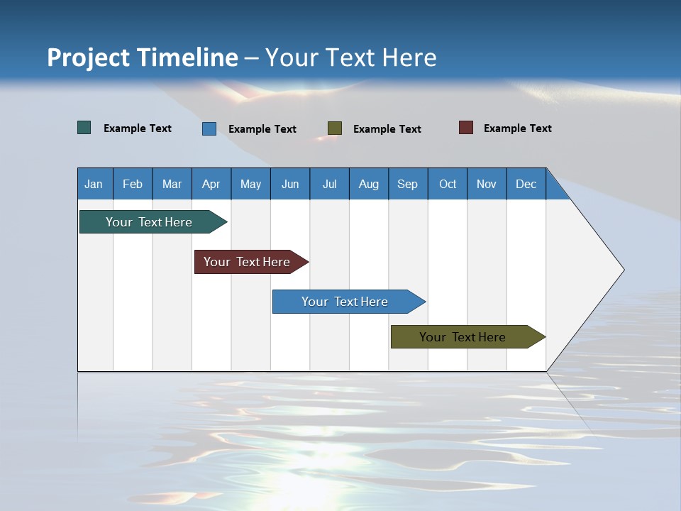 Sky Nature Hand PowerPoint Template