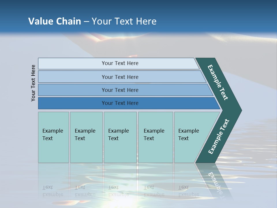 Sky Nature Hand PowerPoint Template
