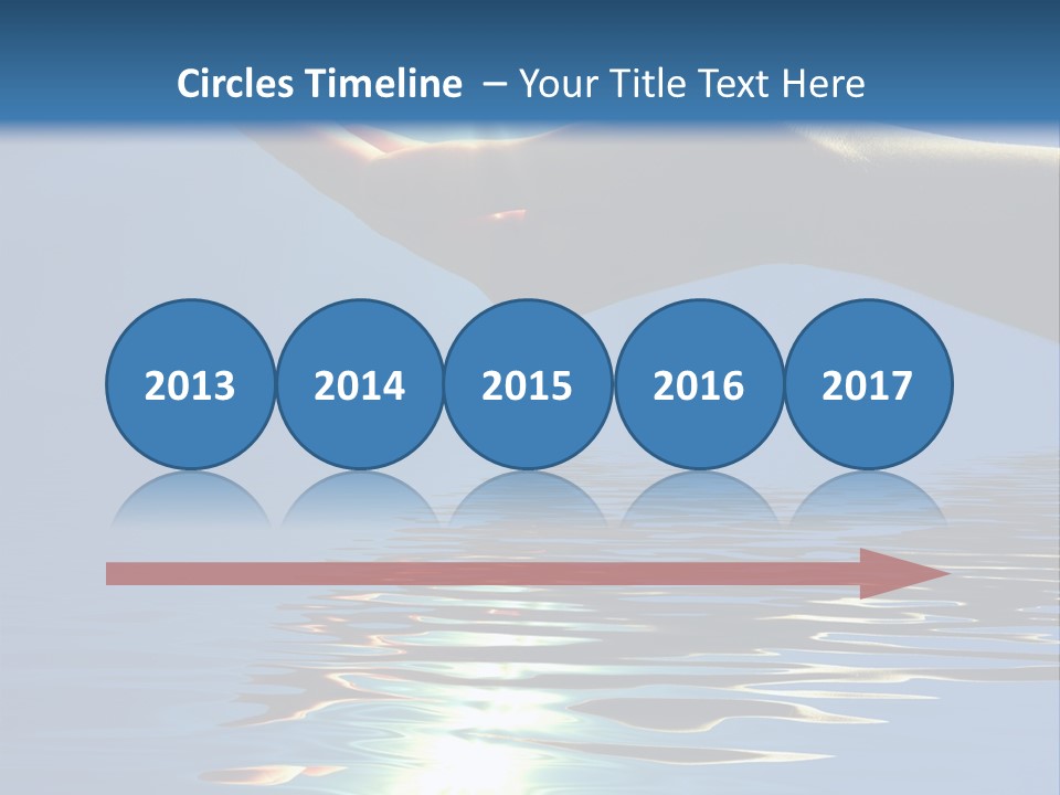 Sky Nature Hand PowerPoint Template