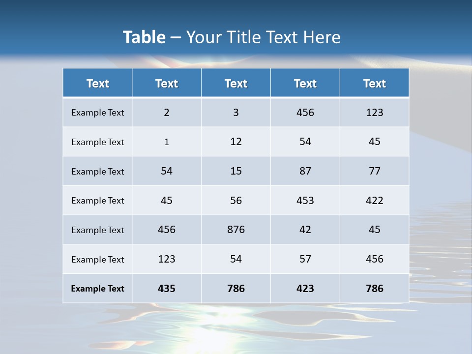 Sky Nature Hand PowerPoint Template