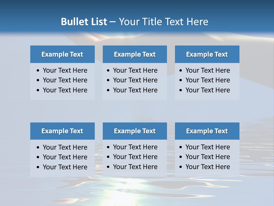 Sky Nature Hand PowerPoint Template