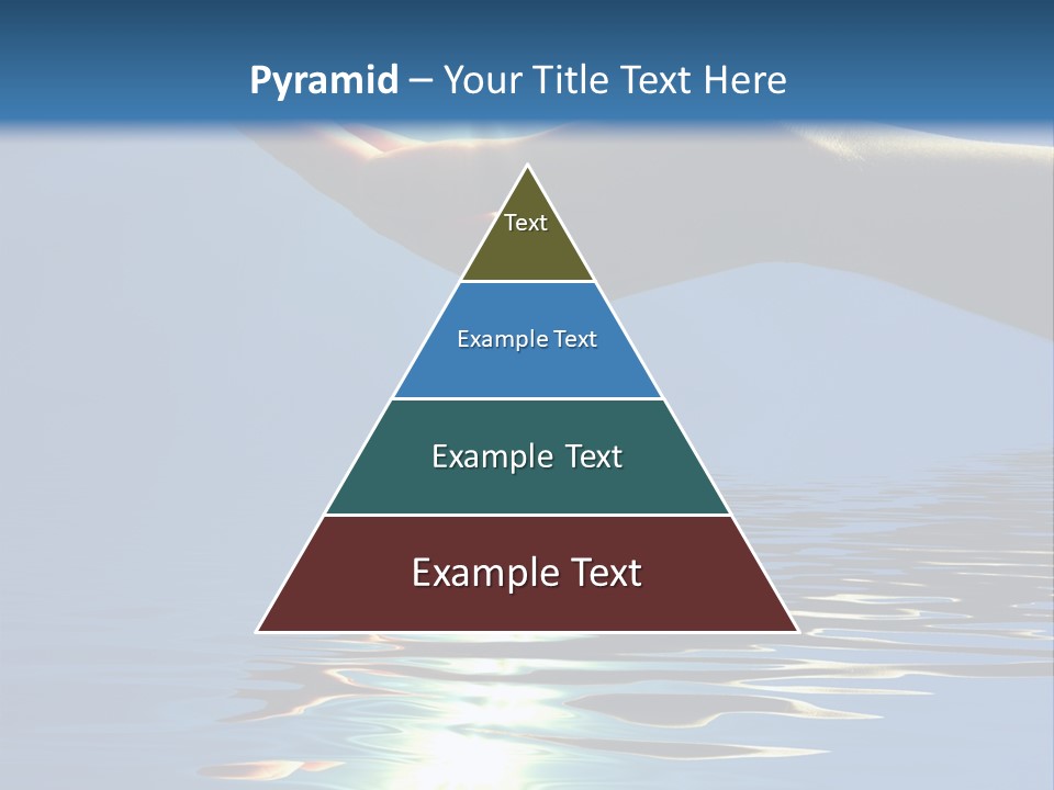 Sky Nature Hand PowerPoint Template