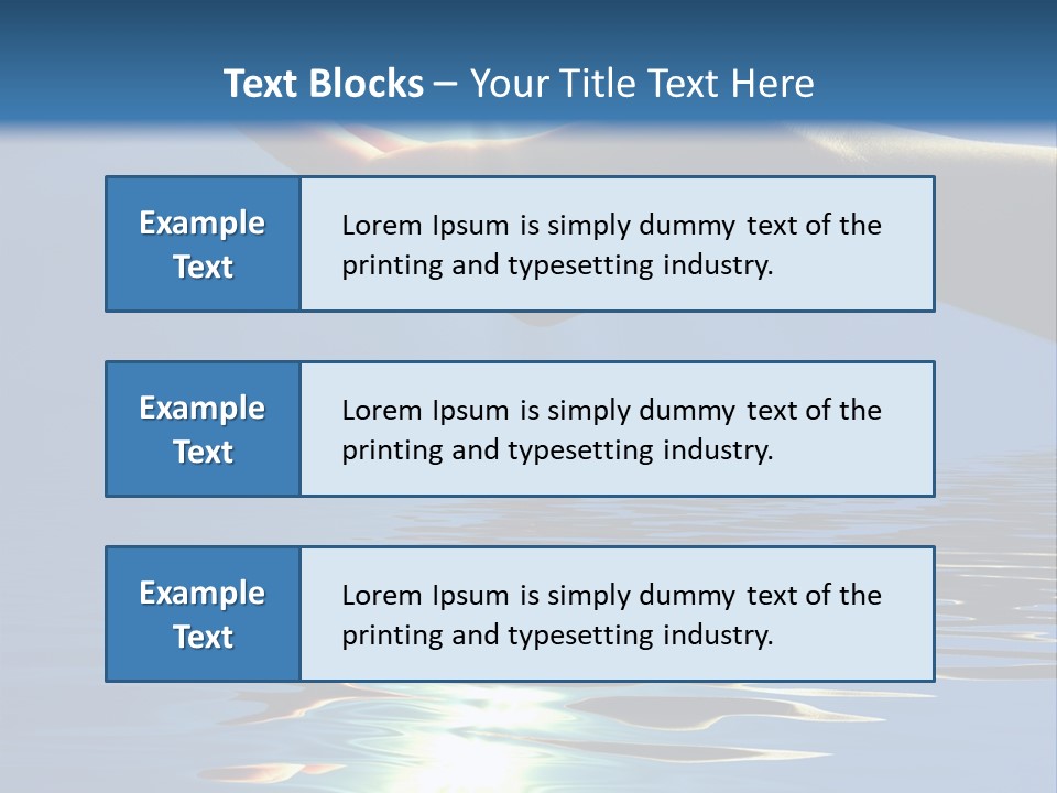 Sky Nature Hand PowerPoint Template
