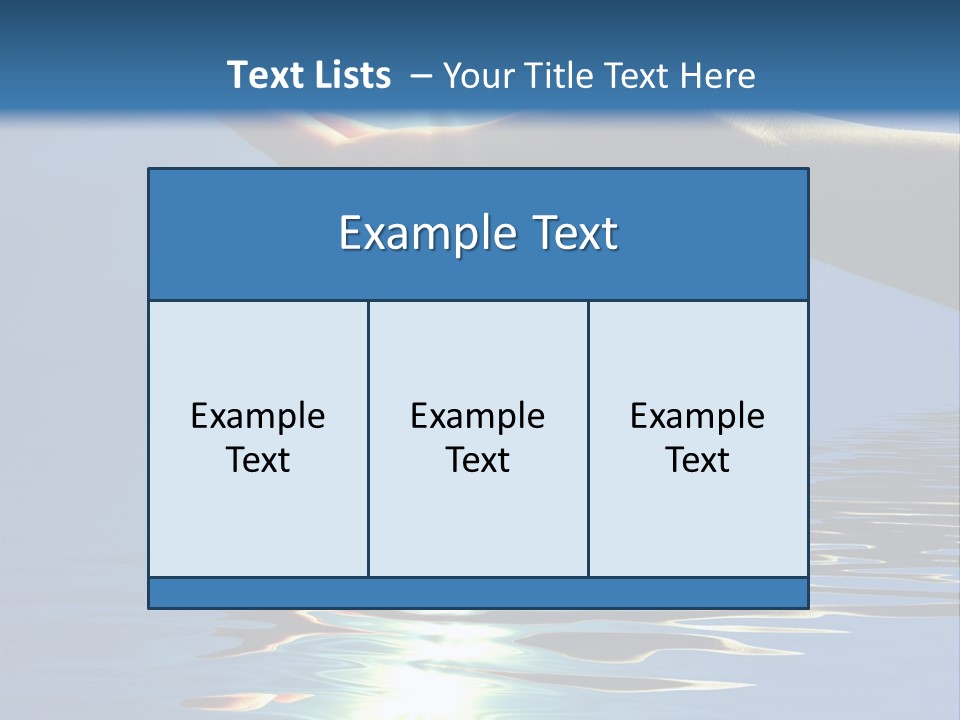 Sky Nature Hand PowerPoint Template