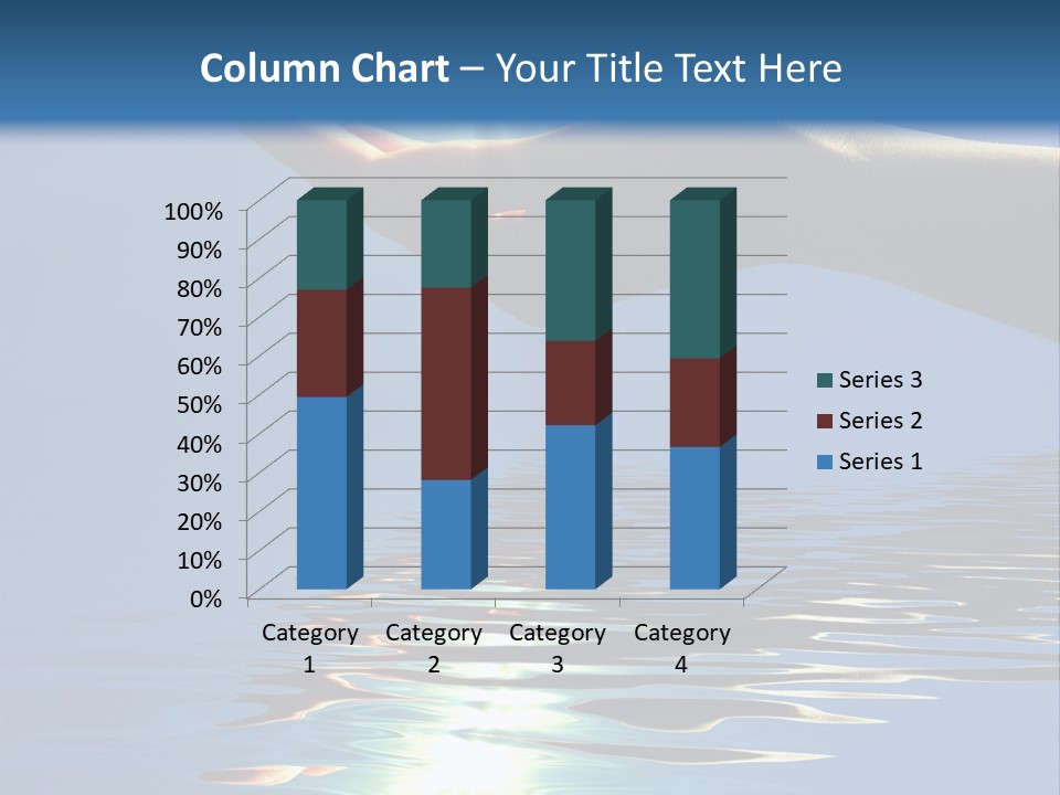 Sky Nature Hand PowerPoint Template