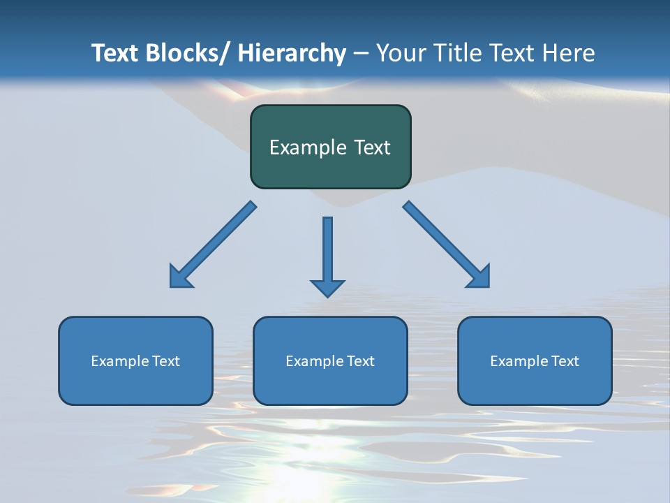 Sky Nature Hand PowerPoint Template