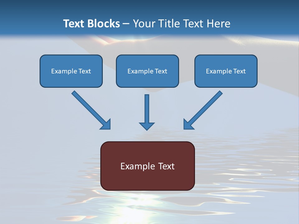 Sky Nature Hand PowerPoint Template