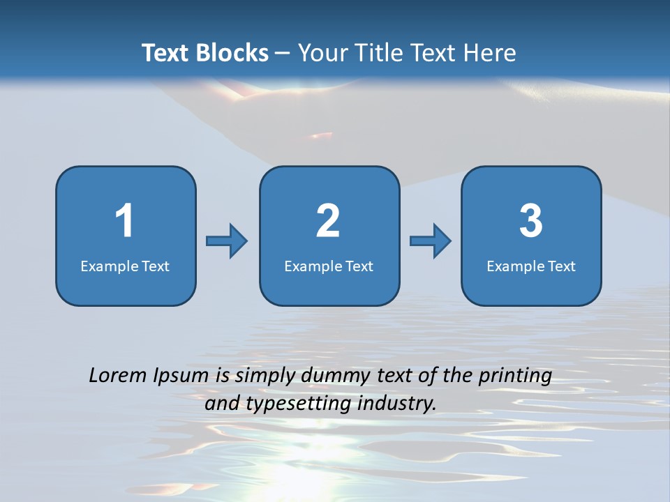 Sky Nature Hand PowerPoint Template