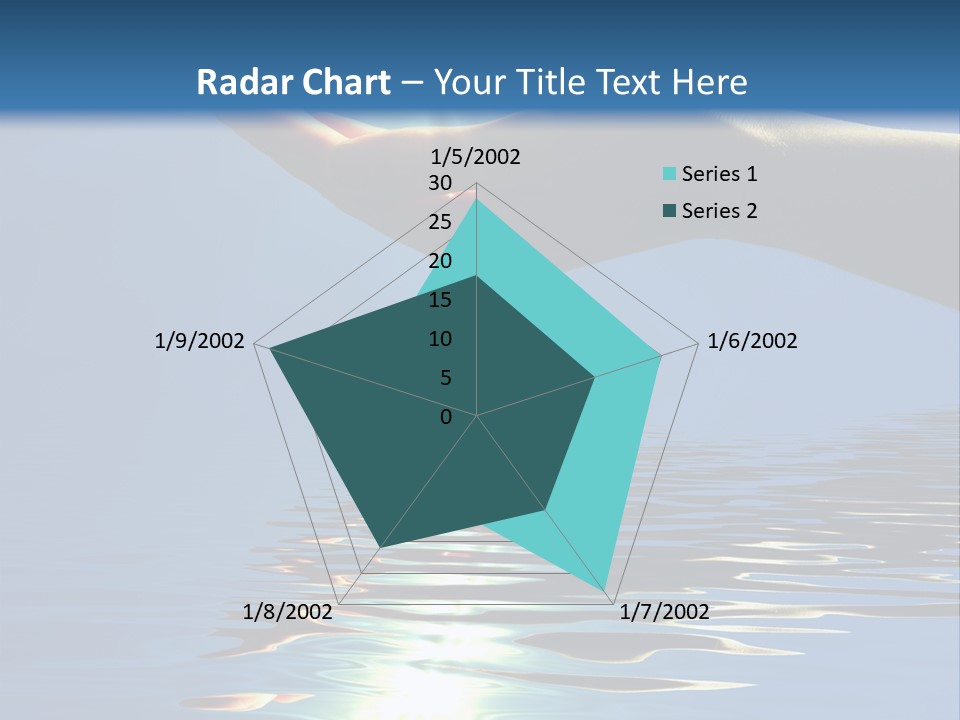 Sky Nature Hand PowerPoint Template