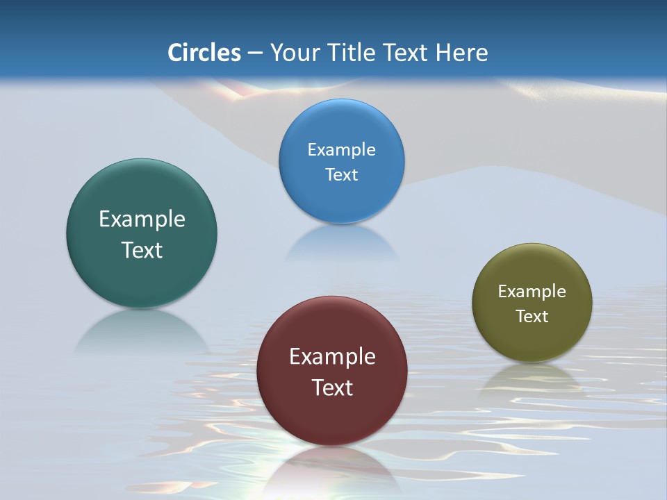 Sky Nature Hand PowerPoint Template